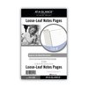 At-A-Glance Lined Notes Pages, 8.5 x 5.5, White, 30/Pack 011200